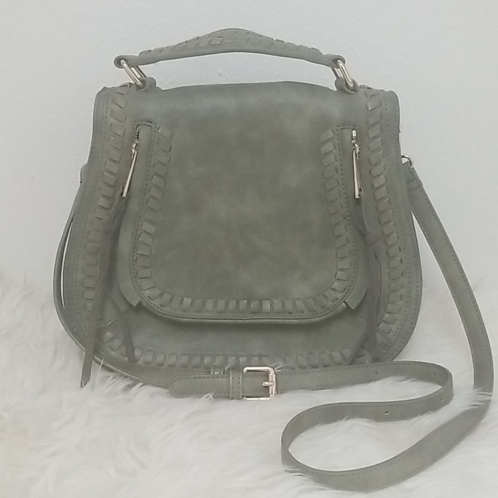 Folderover Flap Crossbody Bag